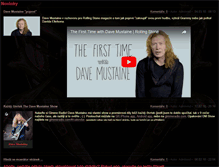 Tablet Screenshot of megadeth.cz